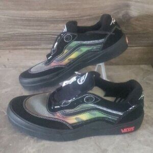 New Vans Wayvee Tyson Peterson Black Rainbow Skate Sneakers